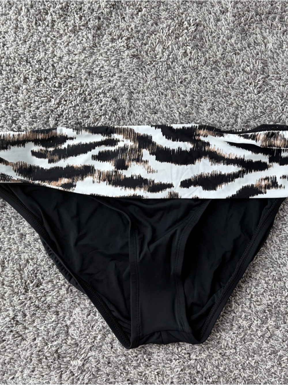 Tummy Control Women's  Fold Over Bikini Bottom, 16